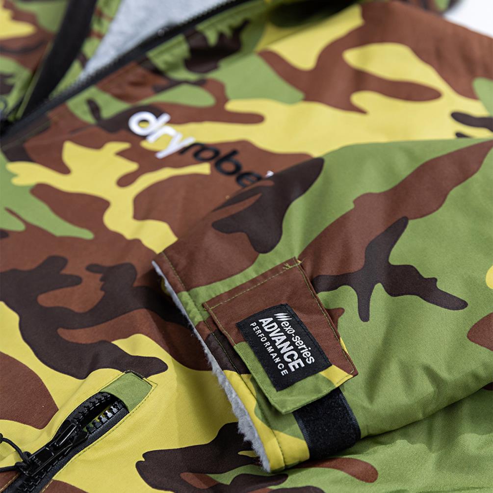 dryrobe Advance Long Sleeve Changing Robe - Camo / Grey Extra Image 3